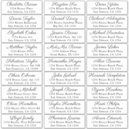 Gastennamen Adres 27 Gepersonaliseerd Verzendlabel Sticker