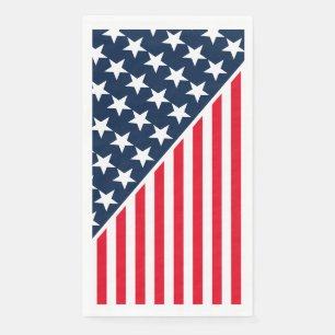 Gastenpapier handdoek-patriottische sterren & stre servet