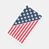 Gastenpapier handdoek-patriottische sterren & stre servet (Hoek)