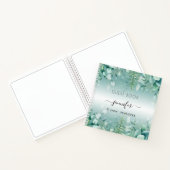 Gastenverjaard groenbos met eucalyptusboom notitieboek (Binnen)