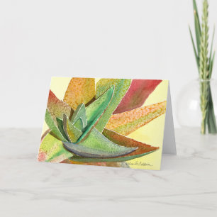 Gasteria-wenskaart door Debra Lee Baldwin Kaart