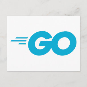 GasterLogo (Go Programming Language) Briefkaart