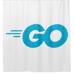 GasterLogo (Go Programming Language) Douchegordijn