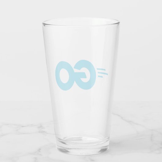 GasterLogo (Go Programming Language) Glas (Achterkant)