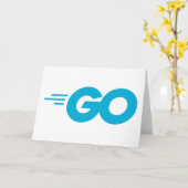 GasterLogo (Go Programming Language) Kaart (Gele Bloem)