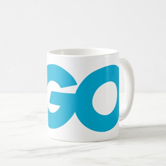 GasterLogo (Go Programming Language) Koffiemok (Voorkant rechts)