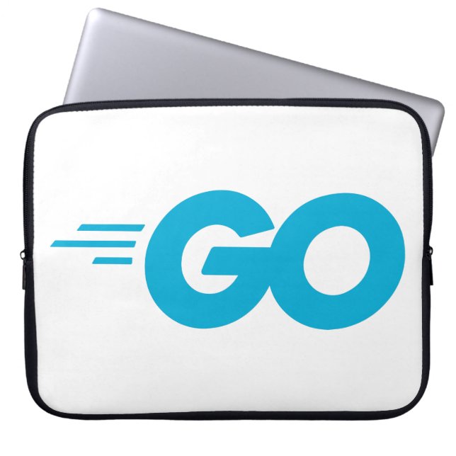 GasterLogo (Go Programming Language) Laptop Sleeve (Voorkant)