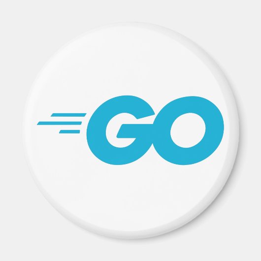 GasterLogo (Go Programming Language) Magneet (Voorkant)