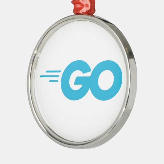 GasterLogo (Go Programming Language) Metalen Ornament (Links)