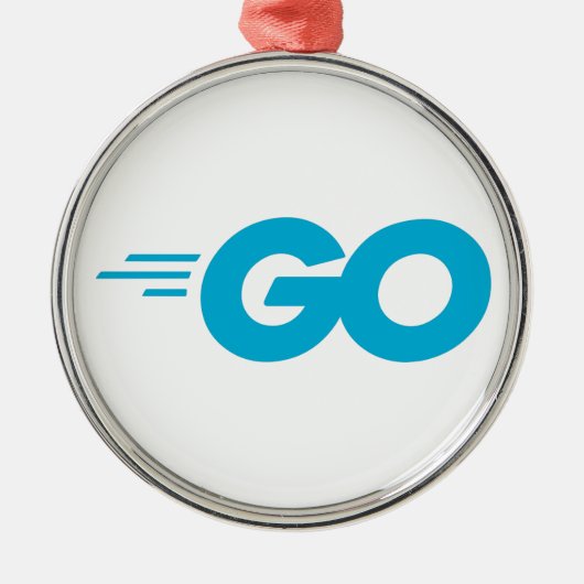 GasterLogo (Go Programming Language) Metalen Ornament (Voorkant)