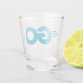 GasterLogo (Go Programming Language) Shot Glas (Achterkant)