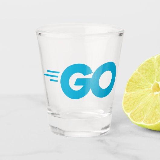 GasterLogo (Go Programming Language) Shot Glas (Voorkant)