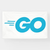 GasterLogo (Go Programming Language) Spandoek (Horizontaal)