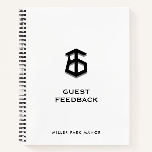 Gastfeedback Gastenboek Notitieboek (Voorkant)