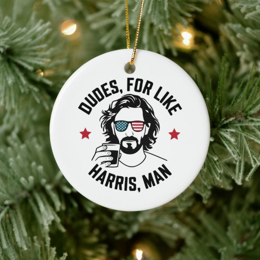 Gastgenoten voor als Harris Man White Dudes voor H Keramisch Ornament (Boom)