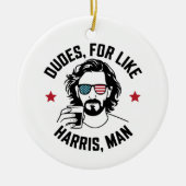 Gastgenoten voor als Harris Man White Dudes voor H Keramisch Ornament (Voorkant)