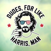 Gastgenoten voor als Harris Man White Dudes voor H Raamsticker (Vel 3)