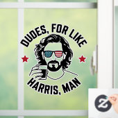 Gastgenoten voor als Harris Man White Dudes voor H Raamsticker (Huis)