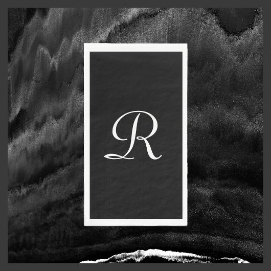 Gasthanddoek voor zwart-wit servet