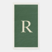 Gasthanddoeken voor groenpapier en crèmepapier servet (Voorkant)