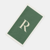 Gasthanddoeken voor groenpapier en crèmepapier servet (Hoek)