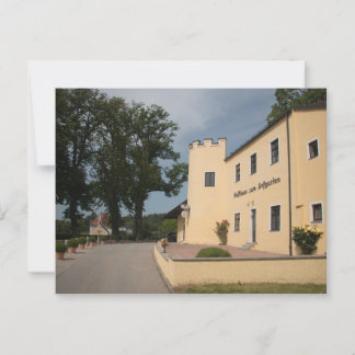 GASTHAUS ZUM HOFGARTEN UNTER SCHLOSS IN HAAG BRIEFKAART