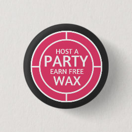 Gastheer een partij, verdien vrije was. - Scentsy  Ronde Button 3,2 Cm