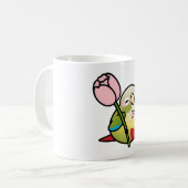 Gastheer Groene Wang Ananas Conure Koffiemok (Voorkant links)