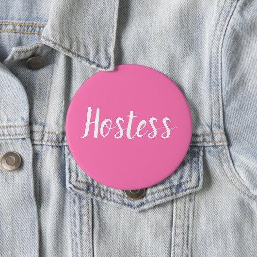 Gastheren Roze Bruiloftsfeest Cadeaus Bruiloften K Ronde Button 4,0 Cm (In situ)