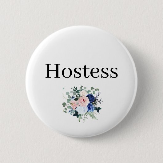 Gastheren Roze Bruiloftsfeest Cadeaus Bruiloften K Ronde Button 5,7 Cm (Voorkant)