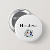 Gastheren Roze Bruiloftsfeest Cadeaus Bruiloften K Ronde Button 5,7 Cm (Voorkant /achterkant)
