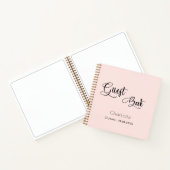 Gastjaarjarig roos goudscript notitieboek (Binnen)