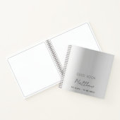 Gastjaars zilvernaam eenvoudig notitieboek (Binnen)