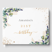 Gastjaarverjaardag eucalyptusgrienery gastenboek (Voorkant)