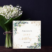 Gastjaarverjaardag eucalyptusgrienery notitieboek