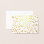 Gastkaart Gold Foil-Confetti Folie Kaarten (Met envelop)