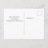 Gastkamer verplaatst anananas licht gouden brij in aankondigingskaart (Achterkant)