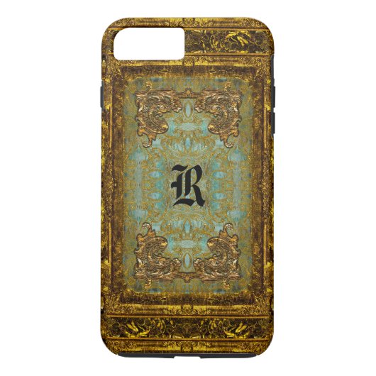 Gastline barok monogram Case-Mate iPhone case (Achterkant)