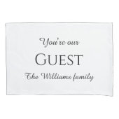 Gastmonogrammen kussenslopen (Voorkant-Links)