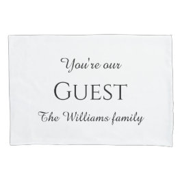 Gastmonogrammen kussenslopen