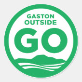 Gaston Buiten Sticker (Voorkant)