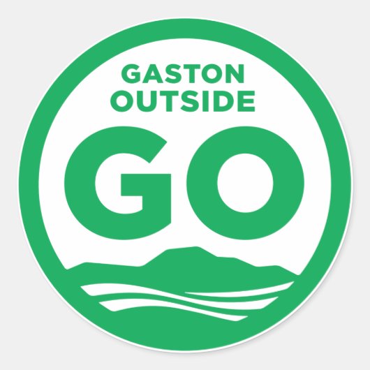 Gaston Buiten Sticker (Voorkant)