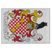 Gaston Family Crest Snijplank (Voorkant)