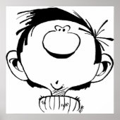 Gaston Lagaffe Guust Flater Gomer Goof by Seppe Mu Poster (Voorkant)