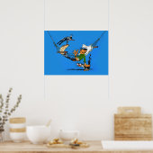 Gaston lagaffe guust flater poster (Keuken)