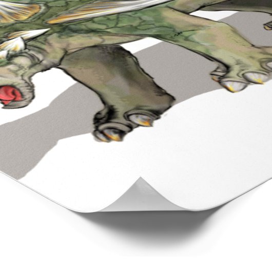 Gastonia burgei - Cretacous Dinosaur Poster (Hoek)