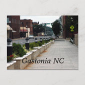 Gastonia NC Briefkaart (Voorkant)