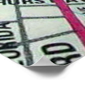 Gastonia, NC  Map Poster (Hoek)