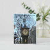 Gastown Steam Clock, Vancouver, Canada Briefkaart (Staand voorkant)