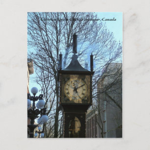 Gastown Steam Clock, Vancouver, Canada Briefkaart
